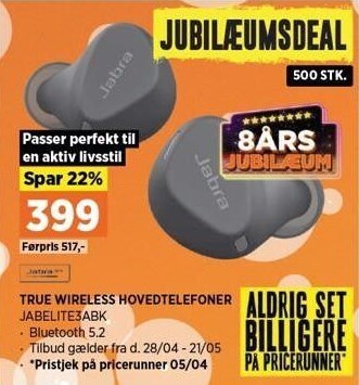 Power True wireless hovedtelefoner tilbud