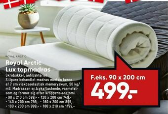 Bilka Royal Arctic Lux topmadras tilbud