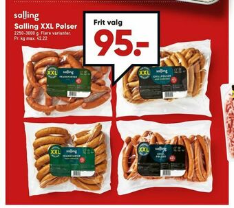 Bilka Salling XXL Pølser tilbud