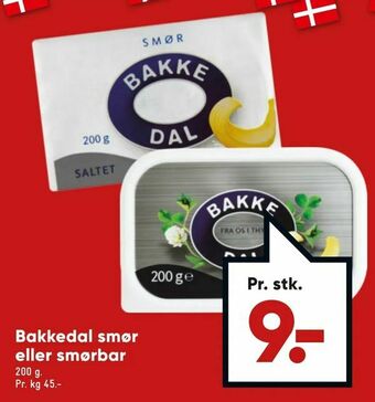 Bilka Bakkedal smør eller smørbar tilbud
