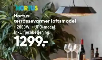 Hortus terrassevarmer loftsmodel