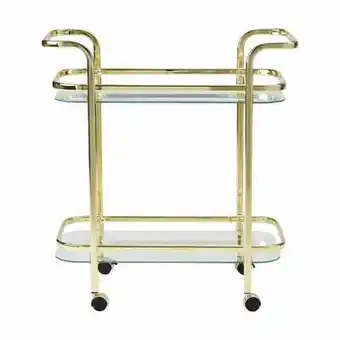 Imerco Casa living barvogn - h 74 x l 69 cm - metal - guld tilbud