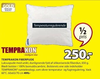 JYSK Temprakon Fiberpude tilbud