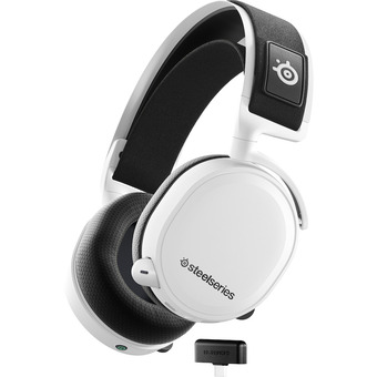 Elgiganten Steelseries arctis 7 plus headset (hvid) tilbud