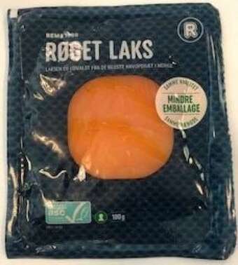 Rema 1000 Røget laks, 100 g tilbud