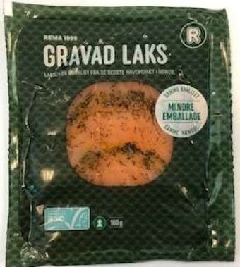 REMA 1000 Gravad laks, 100 g tilbud
