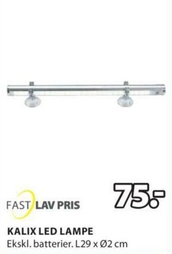 JYSK Kalix LED Lampe tilbud