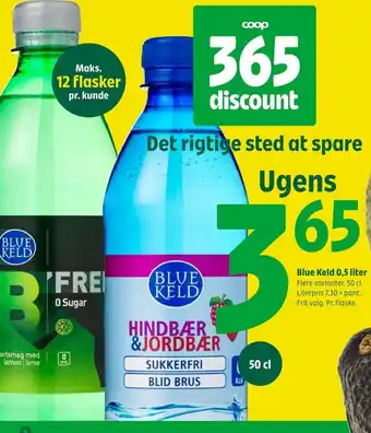 Coop 365 Blue Keld 0,5 liter tilbud