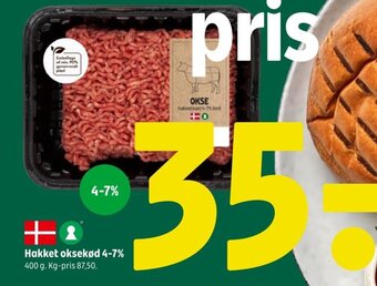 Coop 365 Hakket oksekød 4-7% 400 g. tilbud