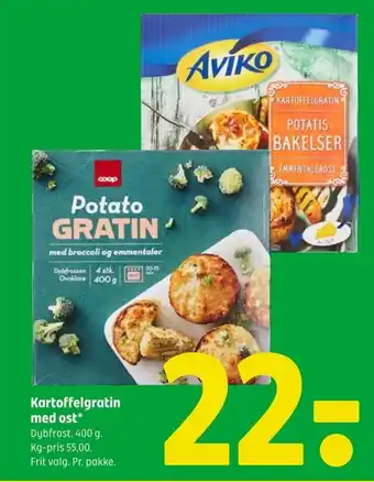 Kartoffelgratin med ost