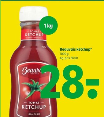 Coop 365 Beauvais ketchup* 1000 g. tilbud