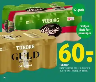 Coop 365 Tuborg* tilbud