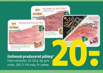 Coop 365 Italiensk produceret pålæg tilbud