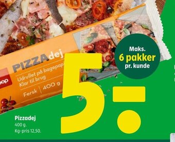 Coop 365 Pizzadej 400 g. tilbud