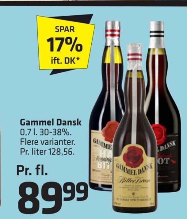 Gammel Dansk tilbud hos Fleggaard