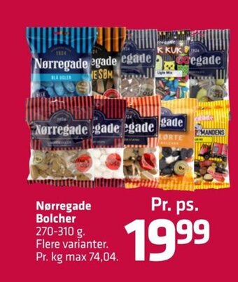 Fleggaard Nørregade Bolcher 270-310 g tilbud