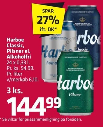 Fleggaard Harboe Classic, Pilsner el. Alkoholfri tilbud