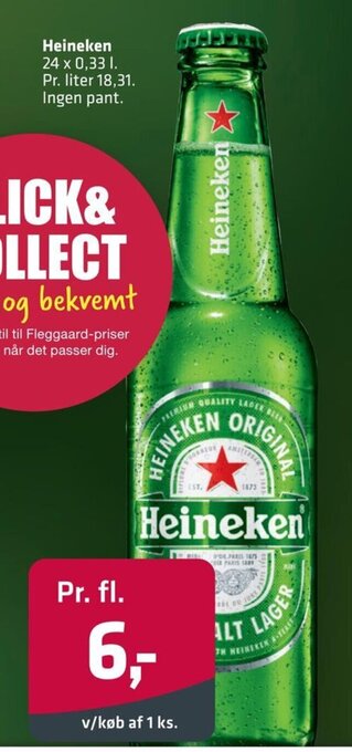 Fleggaard Heineken tilbud