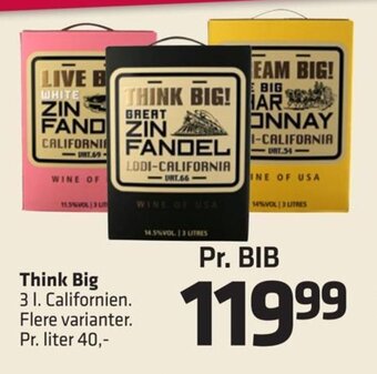 Think Big 3 l. Californien.