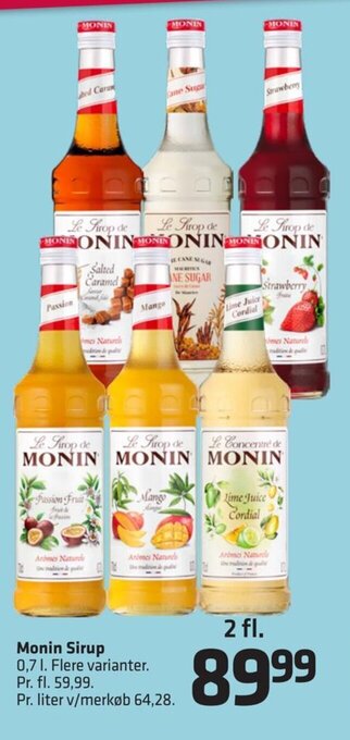 Fleggaard Monin Sirup tilbud