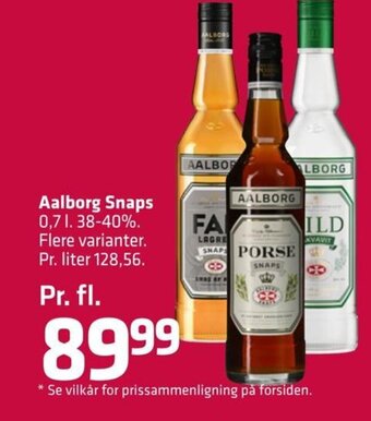 Fleggaard Aalborg Snaps tilbud