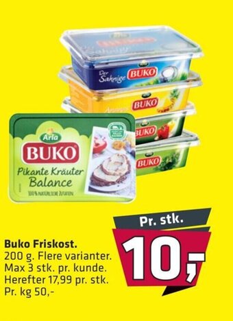 Fleggaard Buko Friskost. 200 g. tilbud