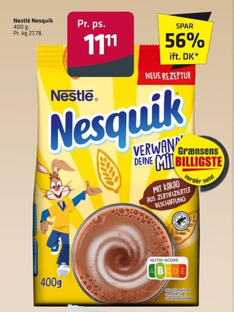 Fleggaard Nestlé Nesquik 400 g. tilbud
