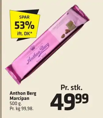 Fleggaard Anthon Berg Marcipan 500 g. tilbud