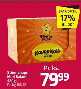 Fleggaard Stjernehaps Mini Salami 480 g tilbud