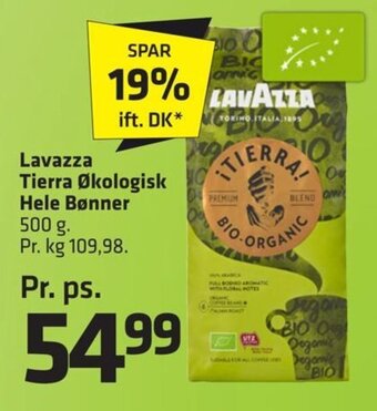 Fleggaard Lavazza Tierra Økologisk Hele Bønner tilbud