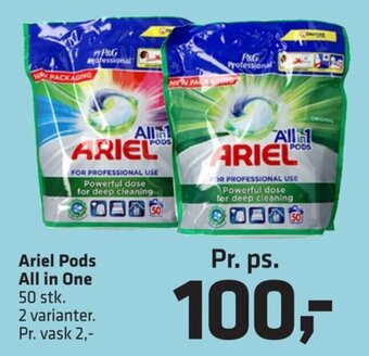 Fleggaard Ariel Pods All in One 50 stk. tilbud