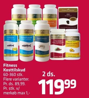 Fleggaard Fitness Kosttilskud 60-360 stk tilbud