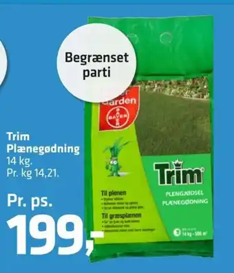 Fleggaard Trim Plænegødning 14 kg. tilbud