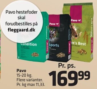Fleggaard Pavo 15-20 kg. tilbud