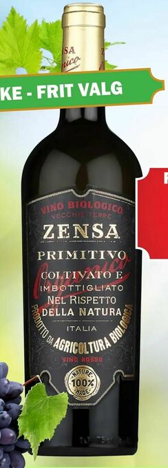 Købmandsgården Zensa Primitivo tilbud