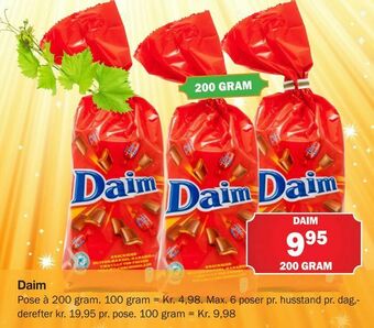 Købmandsgården Daim tilbud