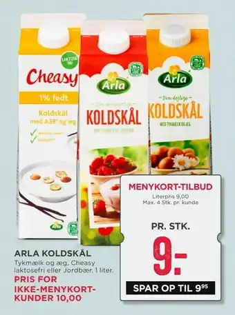 MENY Arla koldskål tilbud