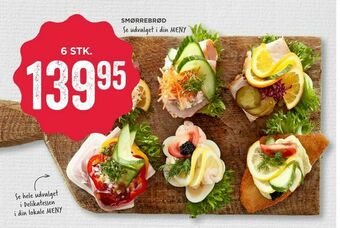 MENY Smørrebrød tilbud