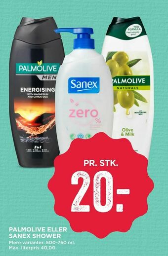 MENY Palmolive eller sanex shower tilbud