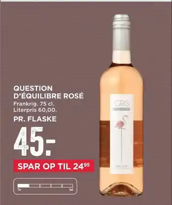 MENY Question d'équilibre rosé tilbud