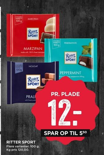MENY Ritter sport tilbud