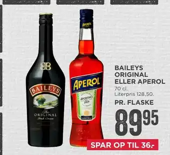 MENY Baileys original eller aperol tilbud