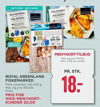 MENY Royal greenland fiskemarked tilbud