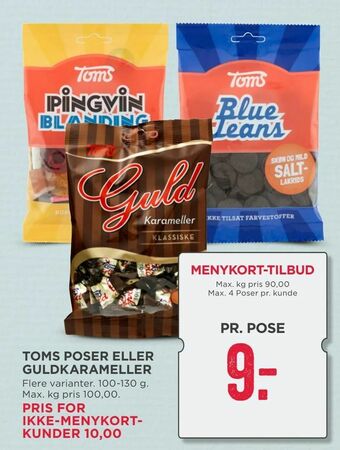 Toms poser eller guldkarameller