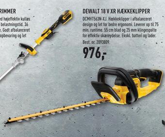 Johannes Fog Dewalt 18 v xr hækkeklipper tilbud