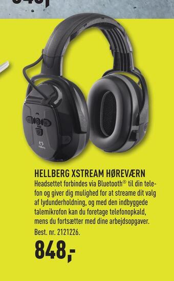 Johannes Fog Hellberg xstream høreværn tilbud