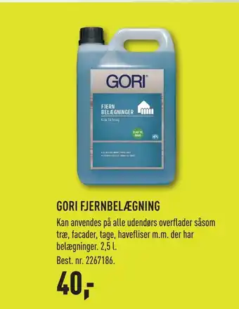 Johannes Fog Gori fjernbelægning tilbud