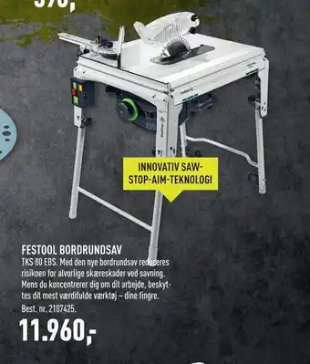 Johannes Fog Festool bordrundsav tilbud