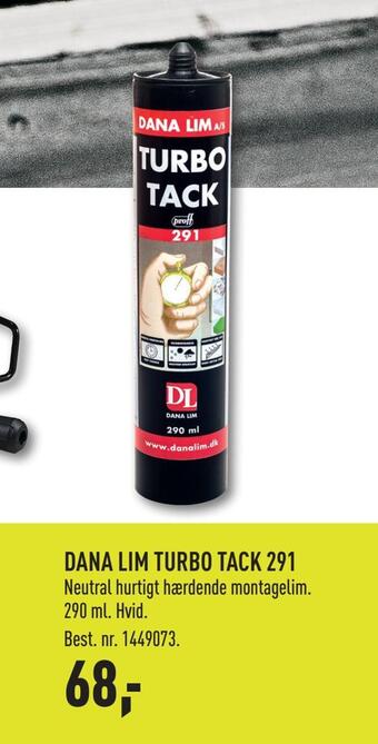 Johannes Fog Dana lim turbo tack 291 tilbud