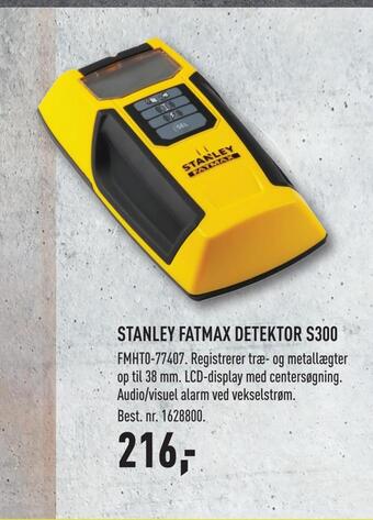 Johannes Fog Stanley fatmax detektor s300 tilbud